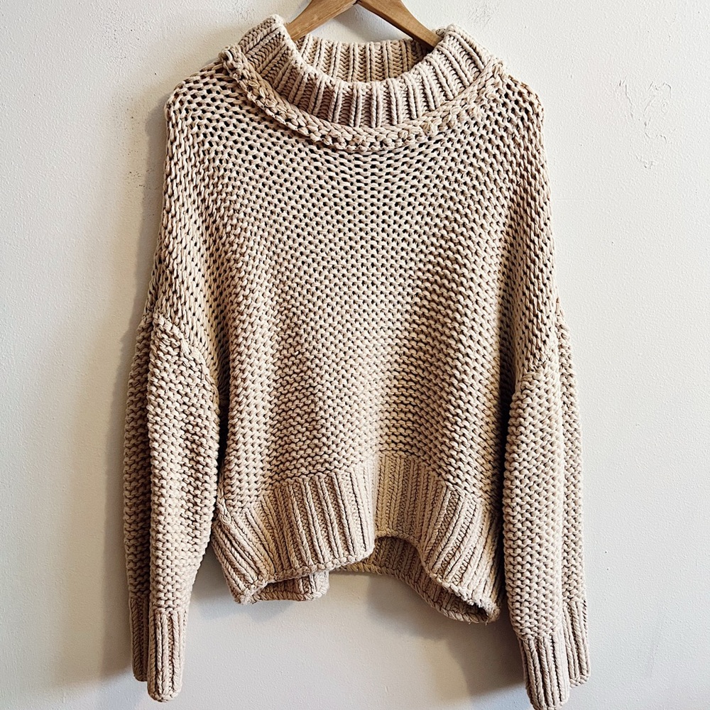 Free People My Only Sunshine Old Money Scandi Minimal Sweater